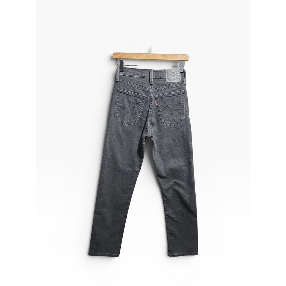 Levi's Wedgie Jeans Women’s 26x28 Button Fly Skinny Leg Dark Wash Denim